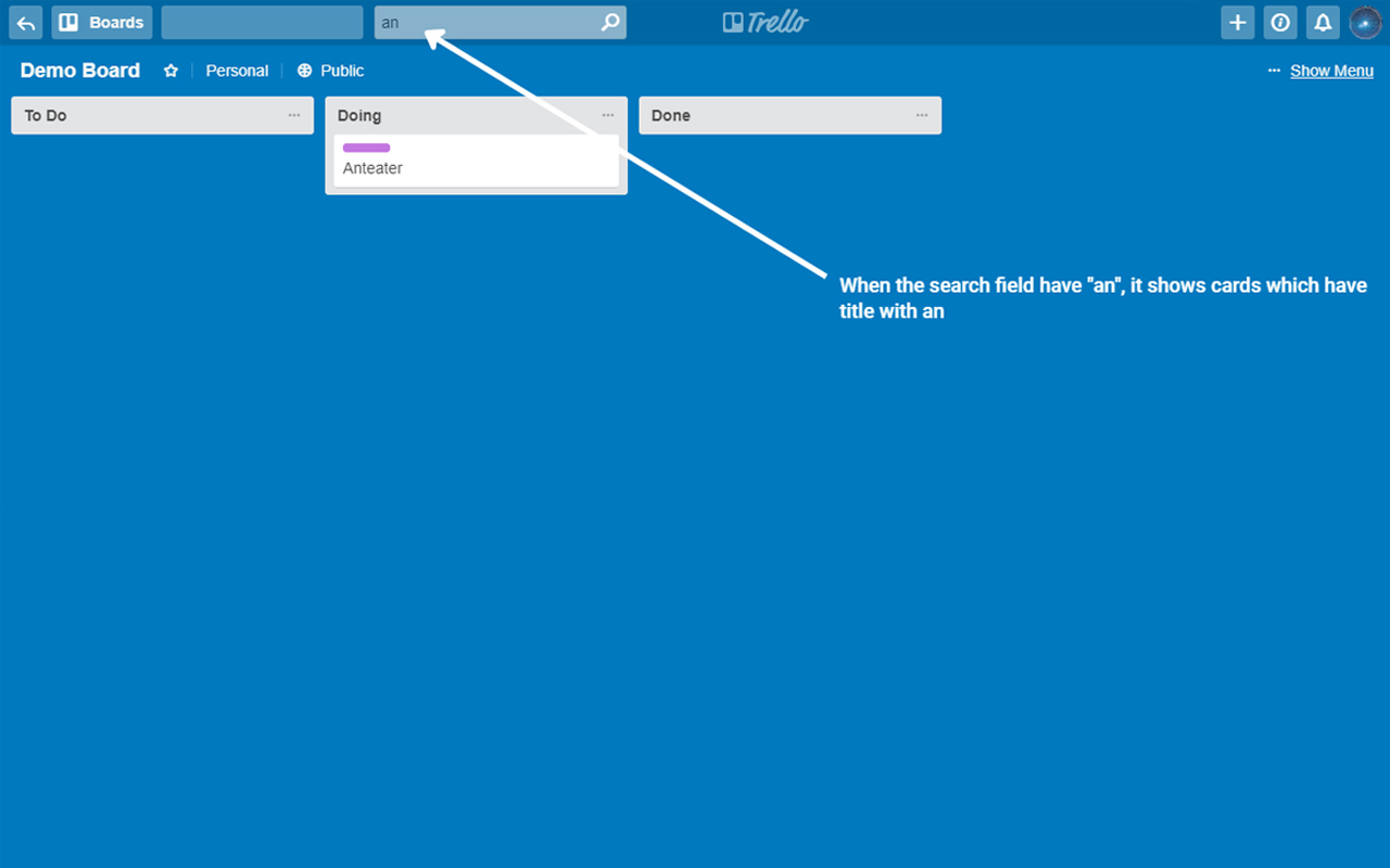 Quick Card Search and Filter For Trello截图2