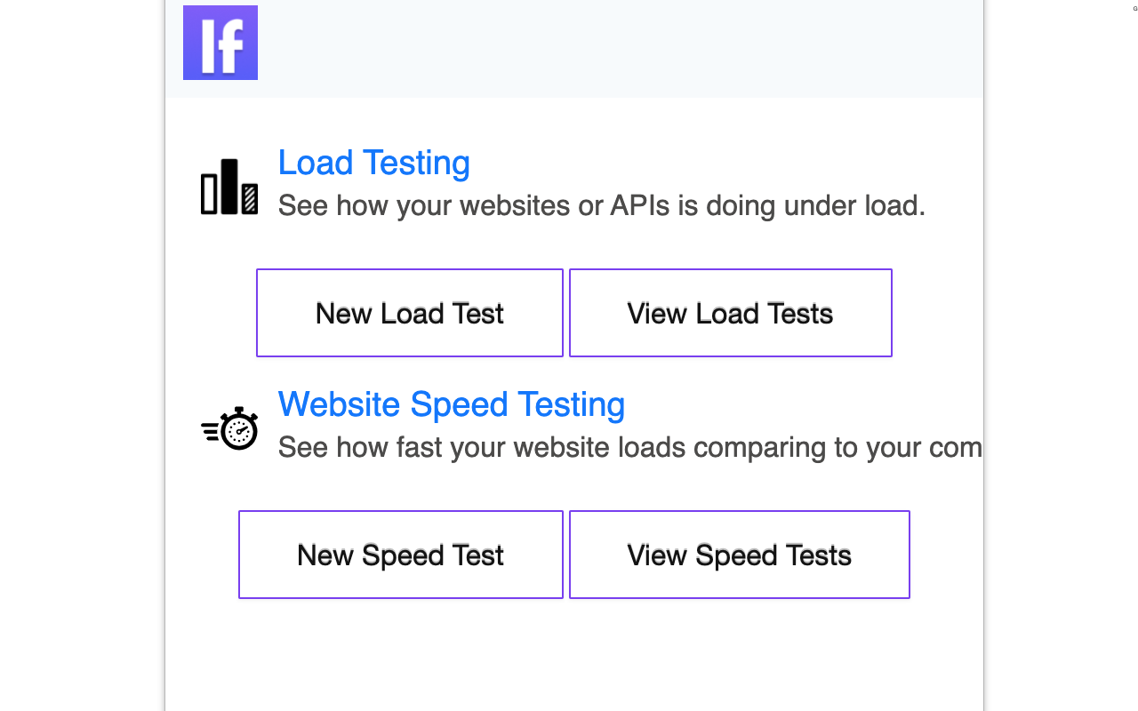 LoadFocus Cloud Load Testing截图1