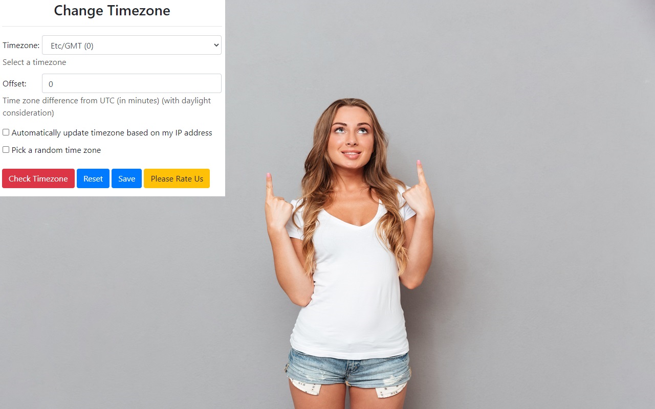 更改Google Chrome™的时区截图2