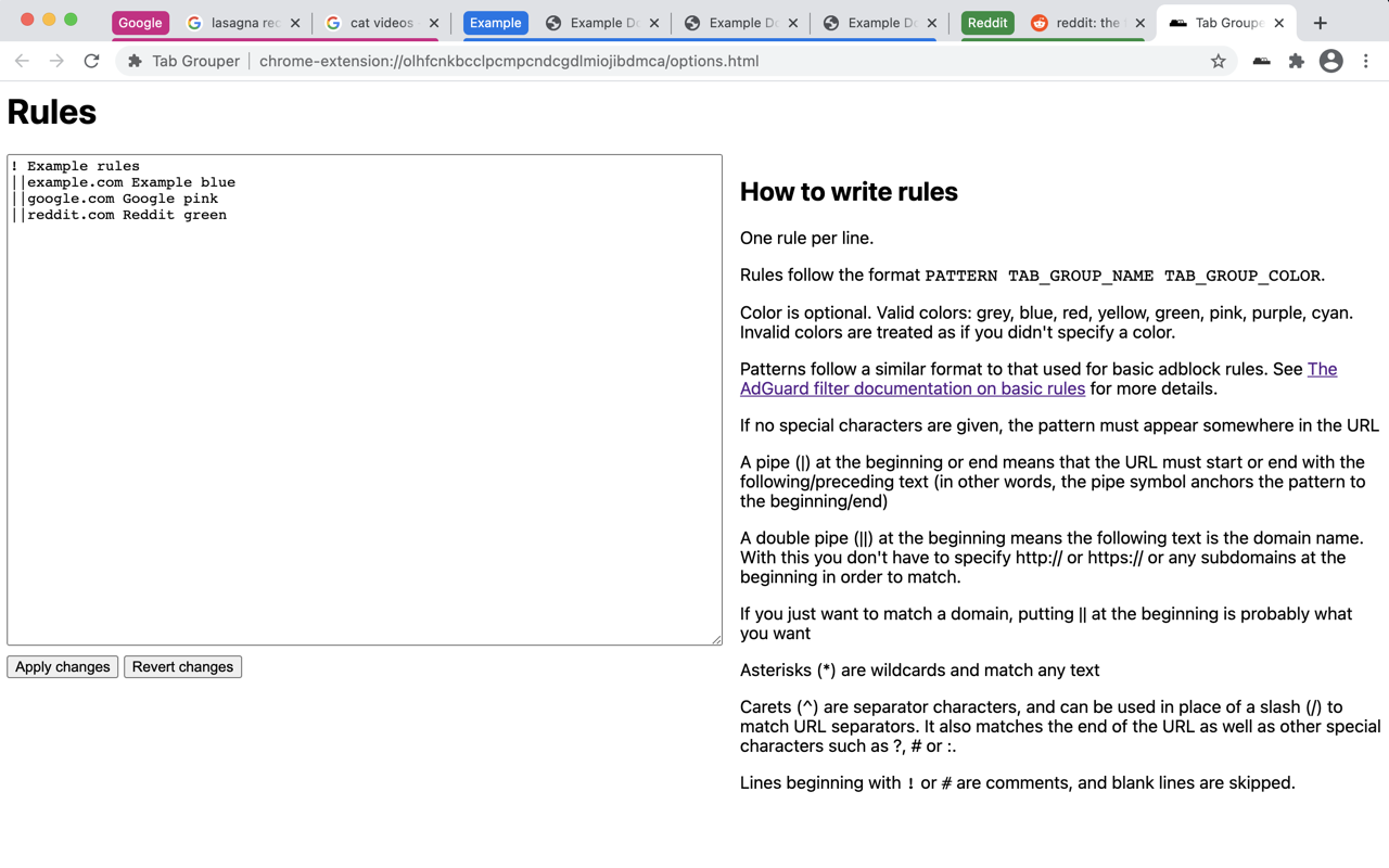 Tab Grouper截图1