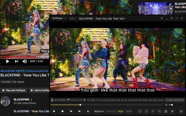 PotPlayer YouTube Shortcut, Open Links截图2