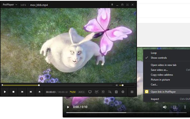PotPlayer YouTube Shortcut, Open Links截图3