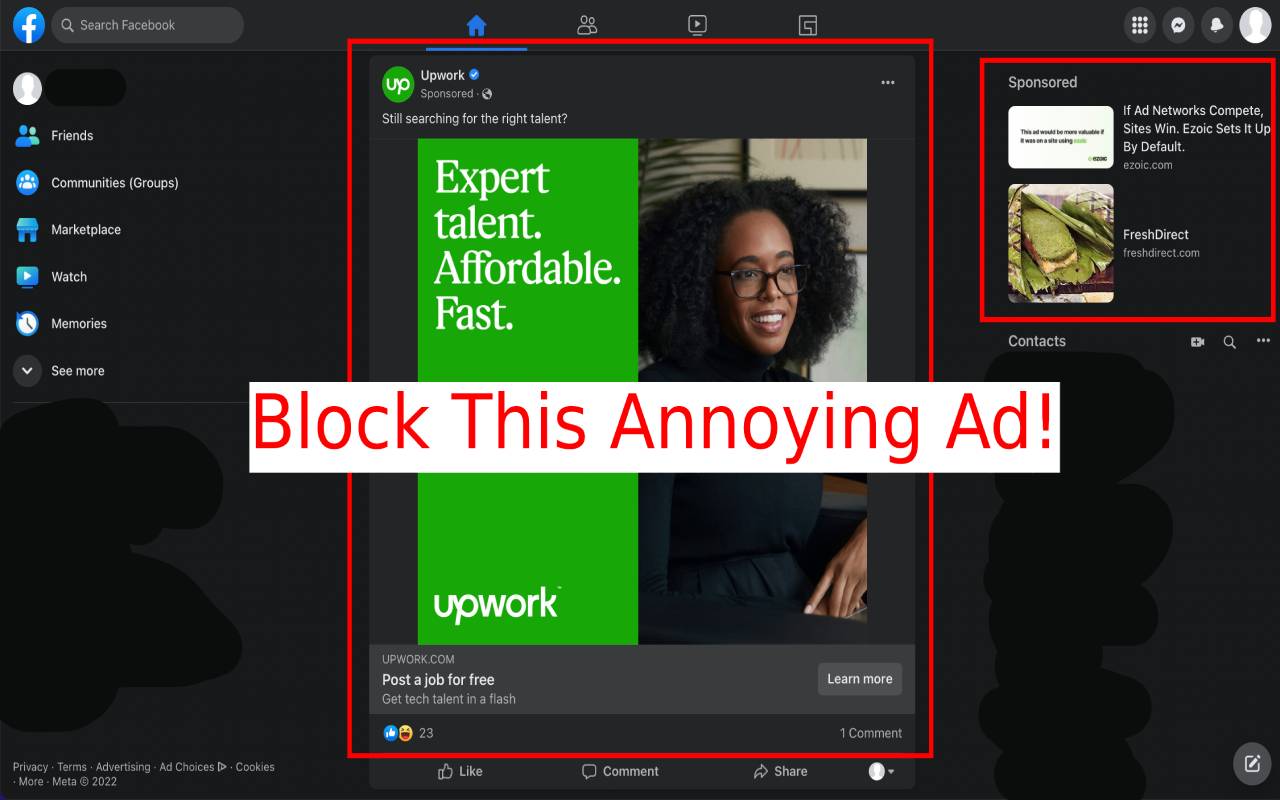 Video Ad Blocker for Facebook™ App Extension截图1