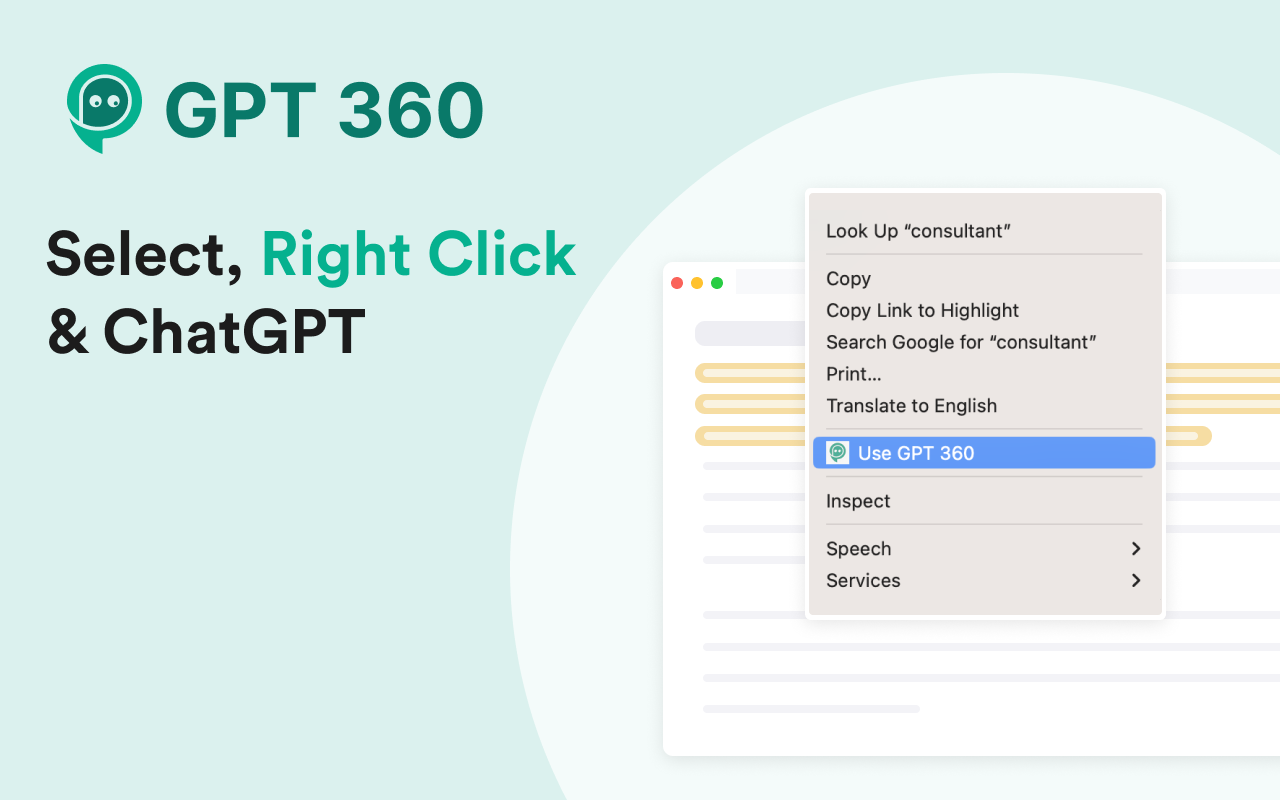 ChatGPT 360: 适用于LinkedIn和更多的ChatGPT截图1