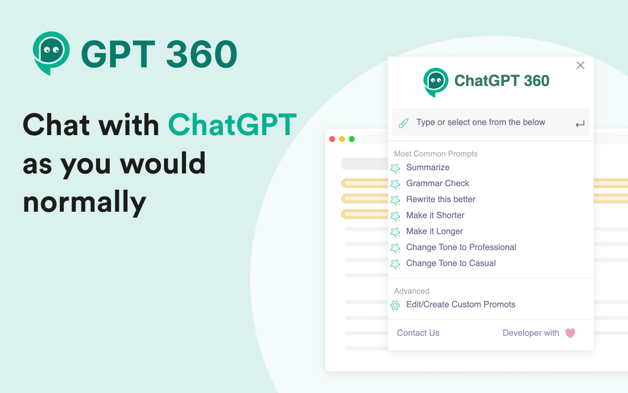 ChatGPT 360: 适用于LinkedIn和更多的ChatGPT截图2