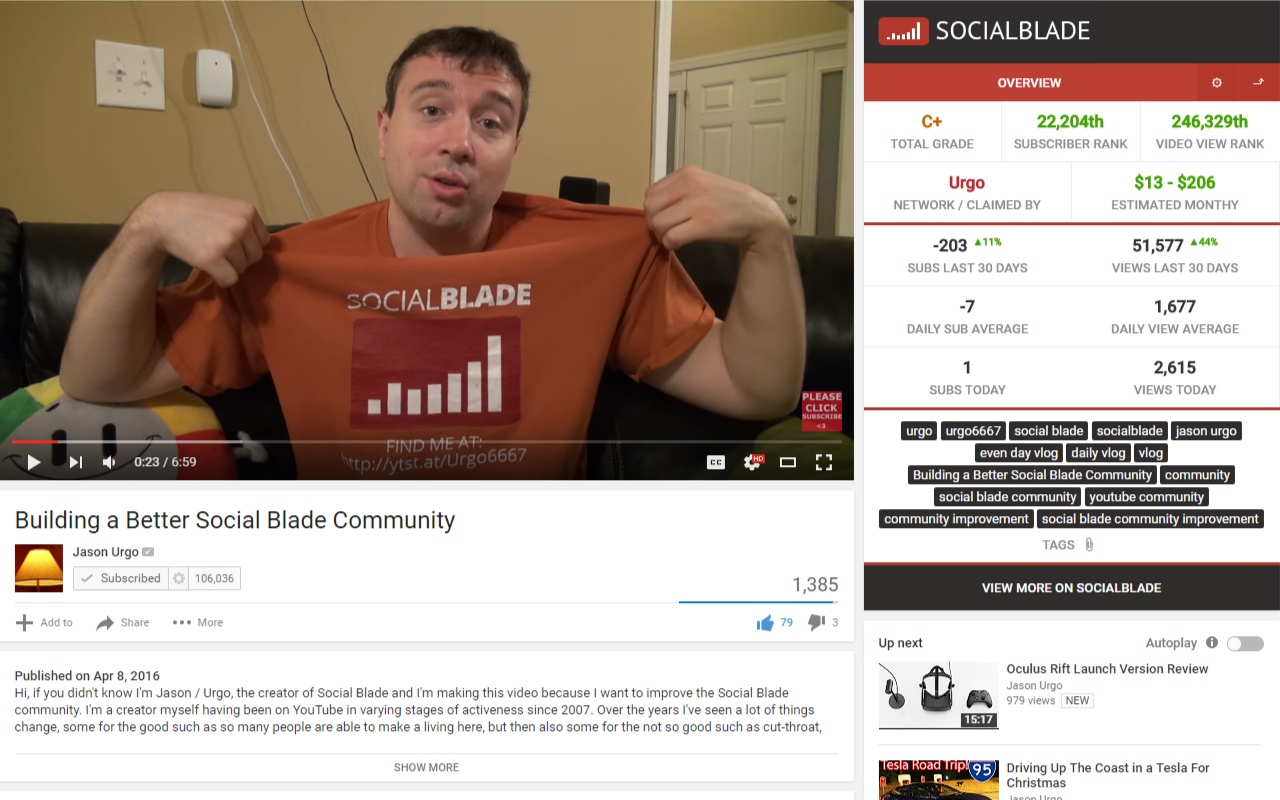 Social Blade截图3