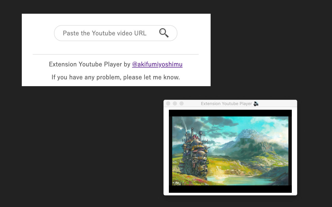 Extension Youtube Player截图1