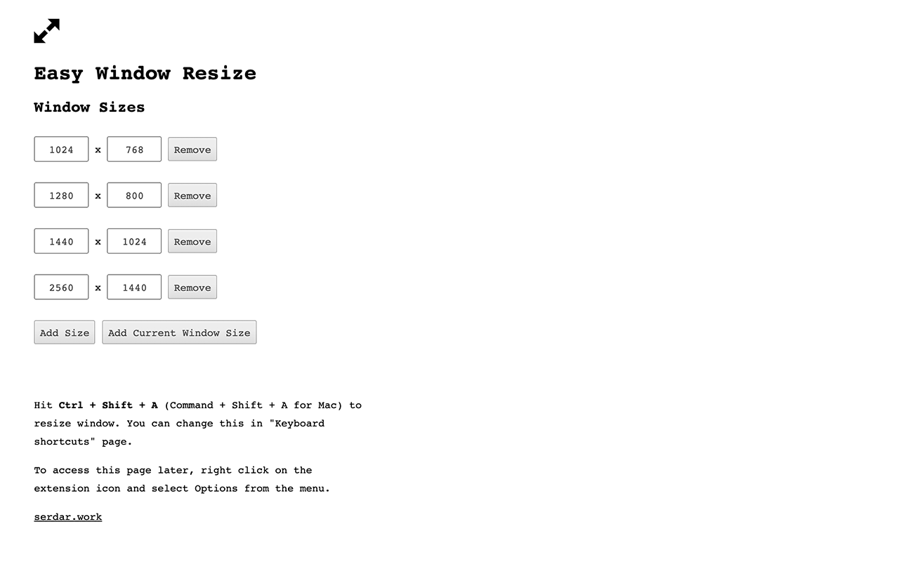 Easy Window Resize截图1