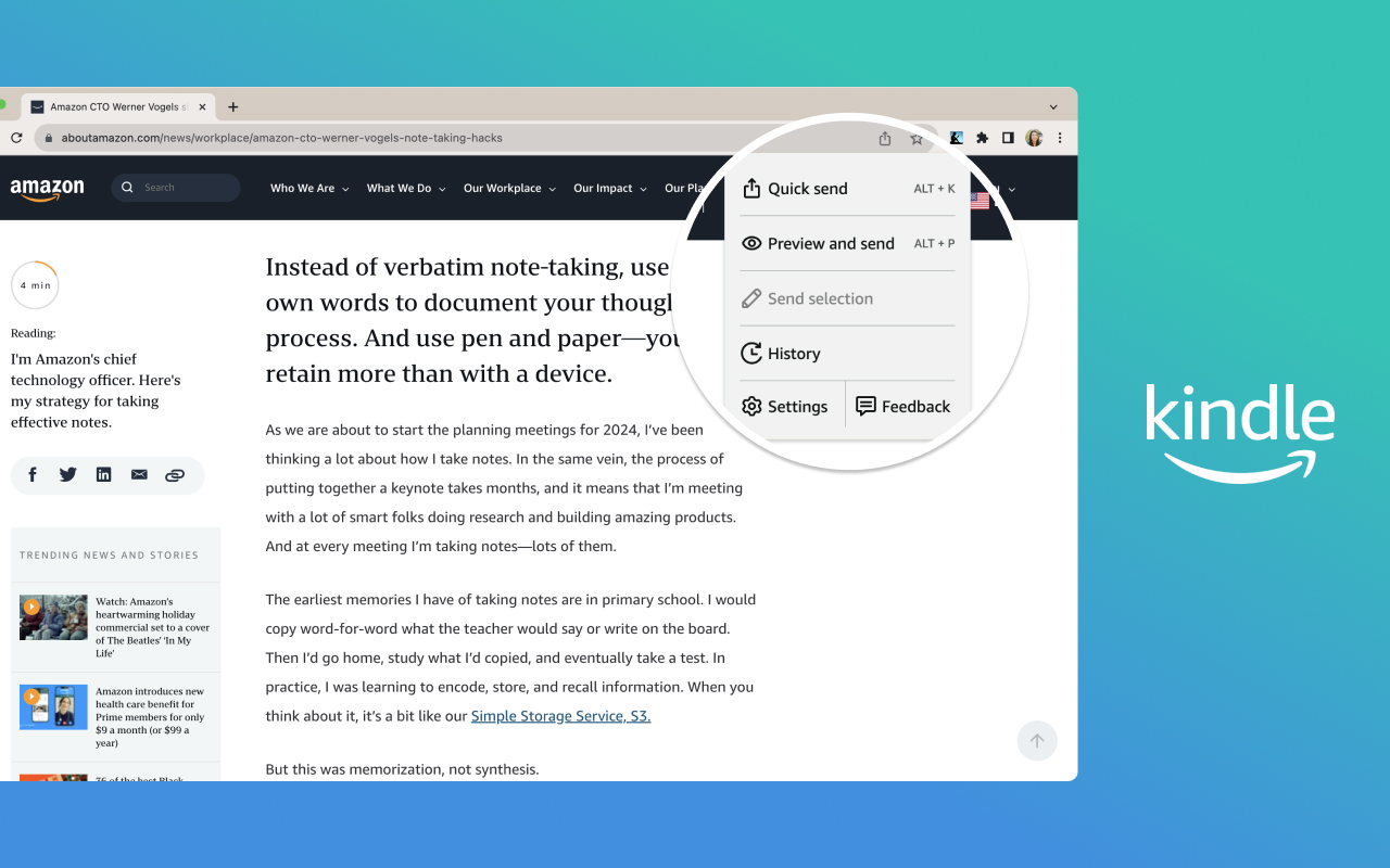 适用于 Google Chrome™ 的 Send to Kindle截图3