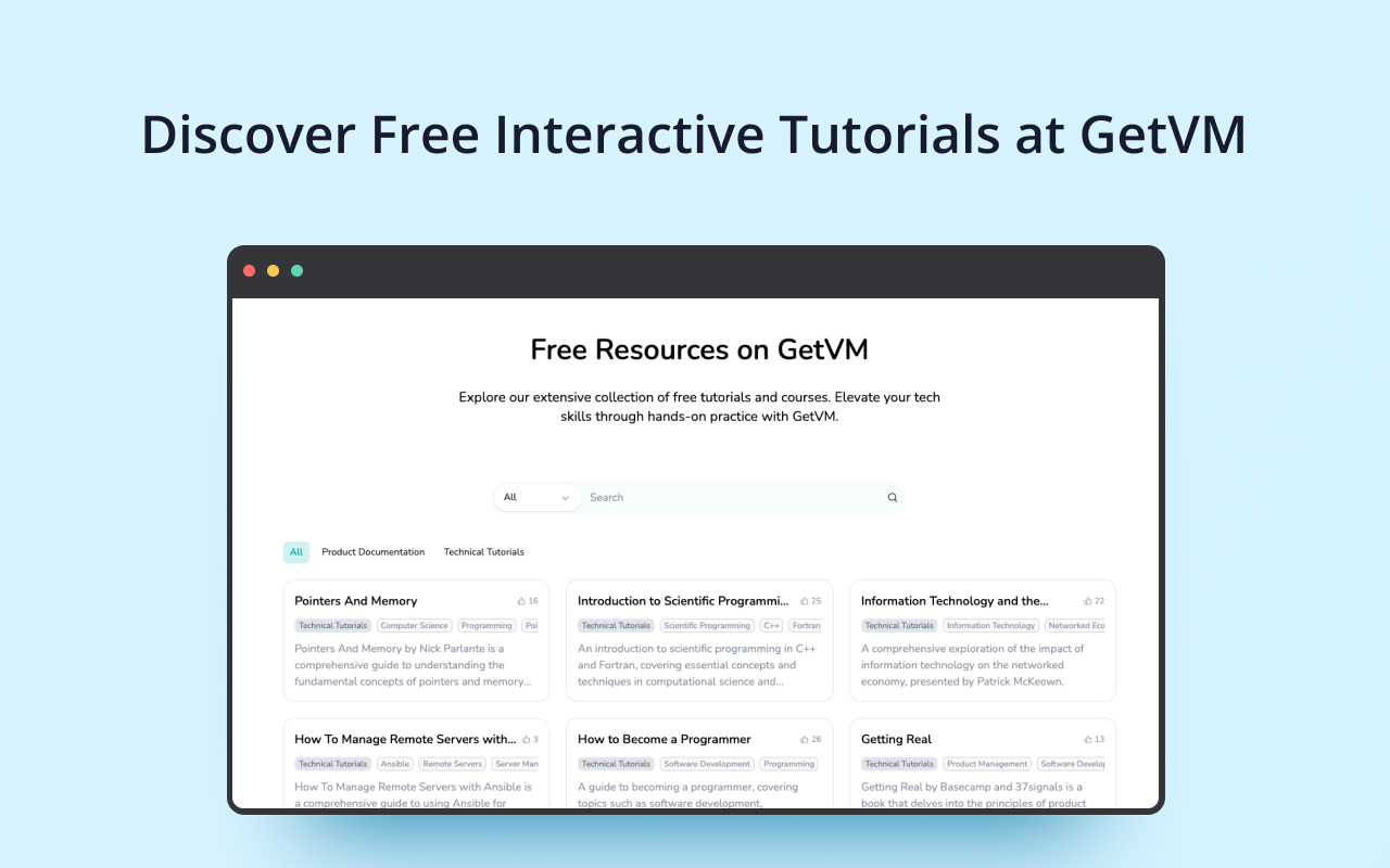 GetVM:免费的 Linux 和 IDE 侧边栏截图2