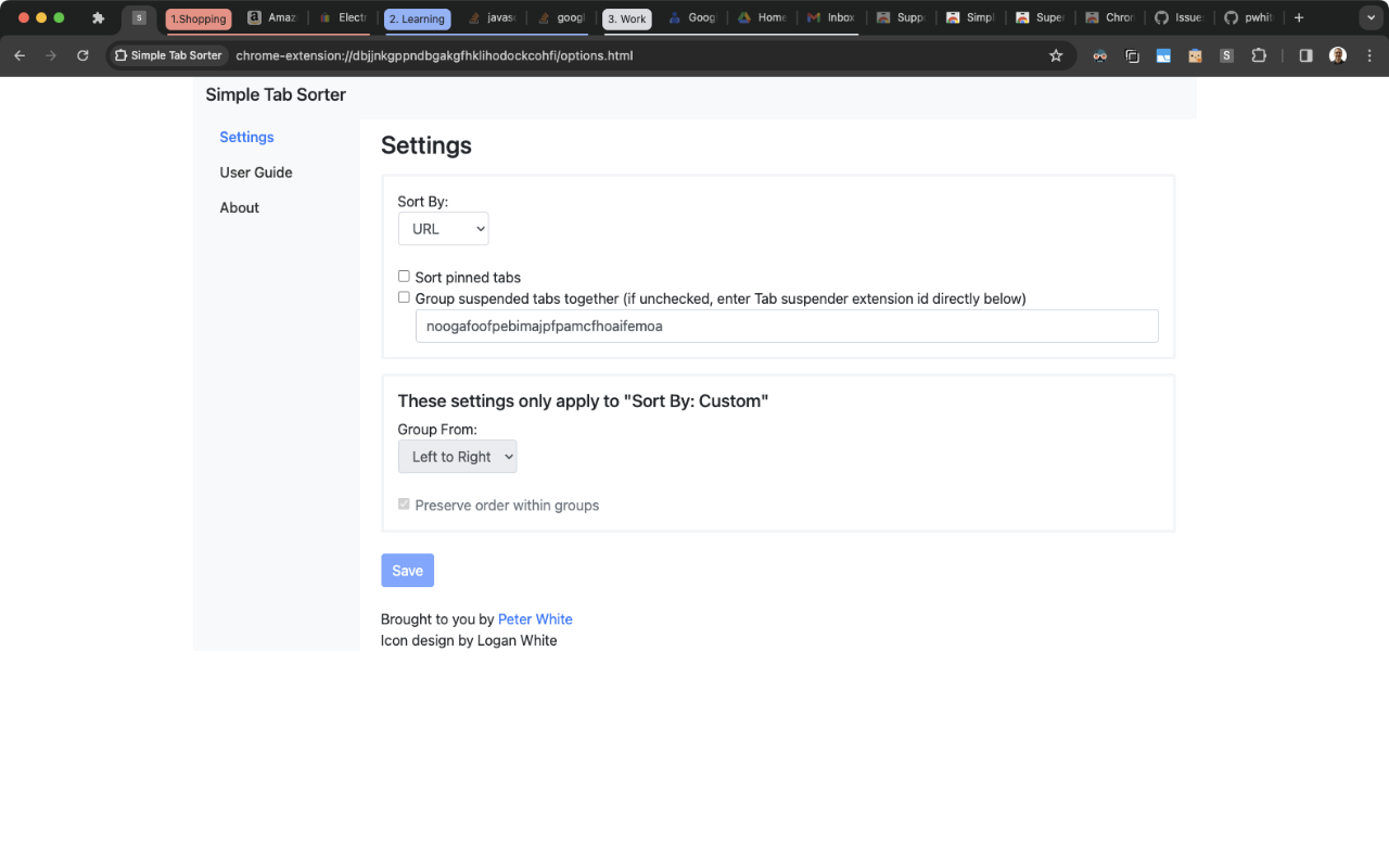 Simple Tab Sorter截图5