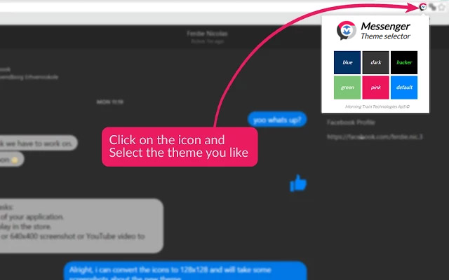 Messenger - Theme Selector截图2