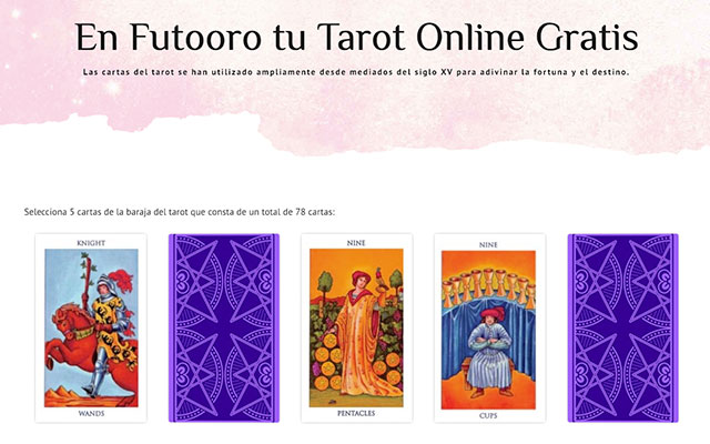 Tarot Online Gratis - Futooro截图2