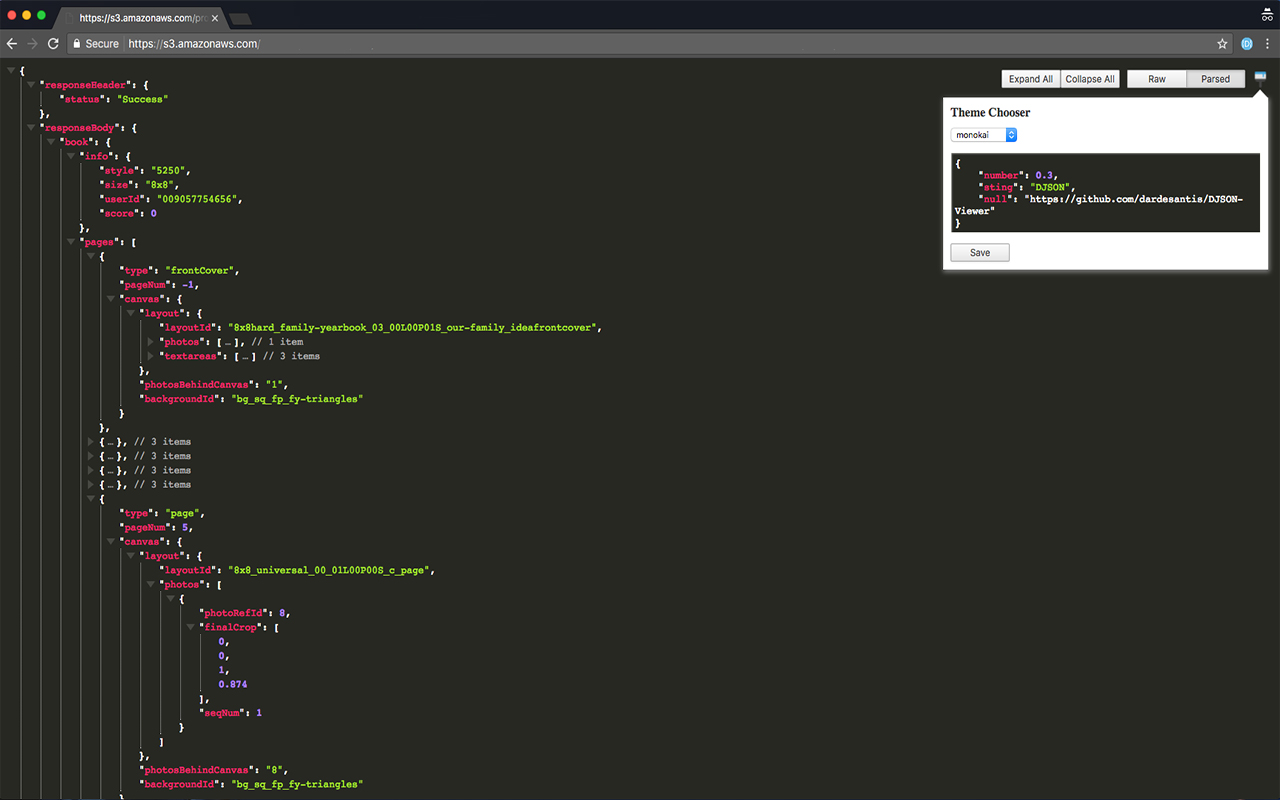 DJSON. JSON Viewer & Formatter截图3