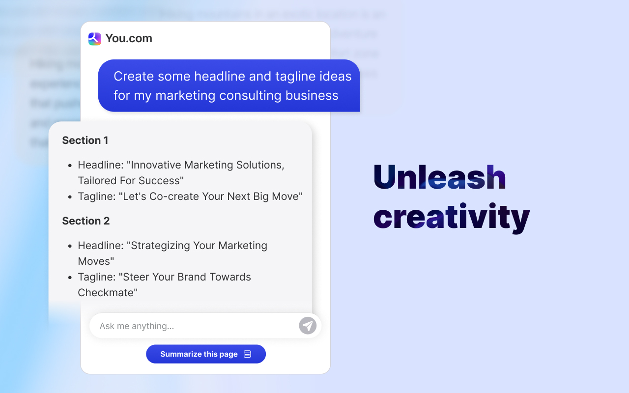 You.com: AI Search Assistant截图2