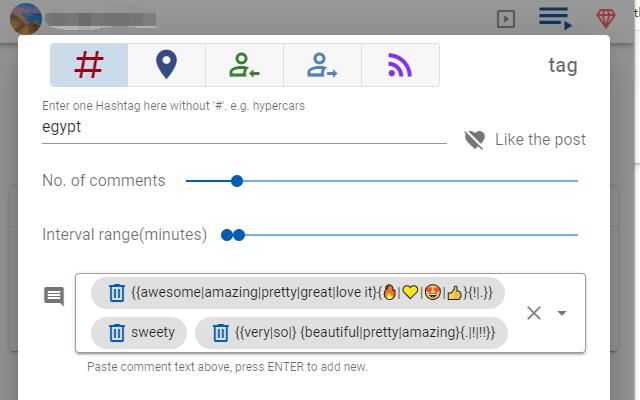 Comment bot for IG截图1