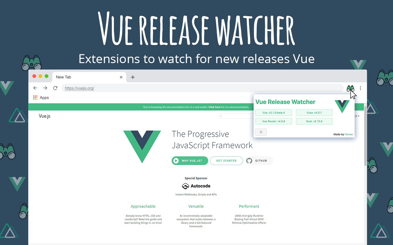 Vue release watcher截图3