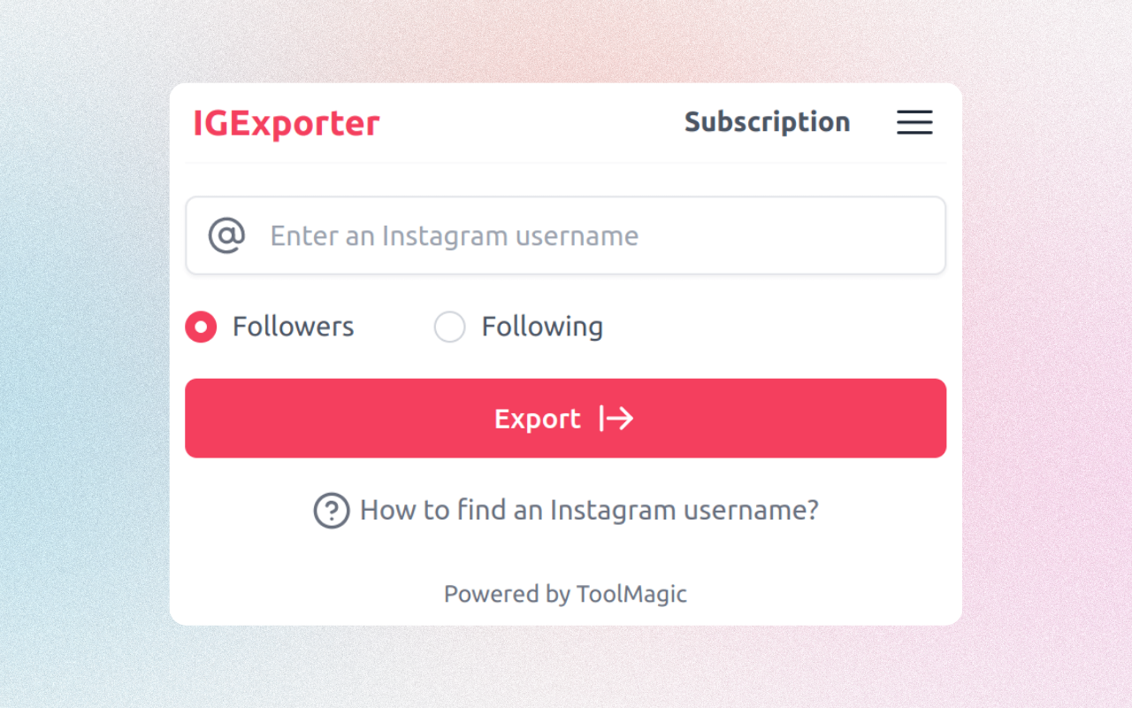IEXPORTER-追随者导出工具截图3
