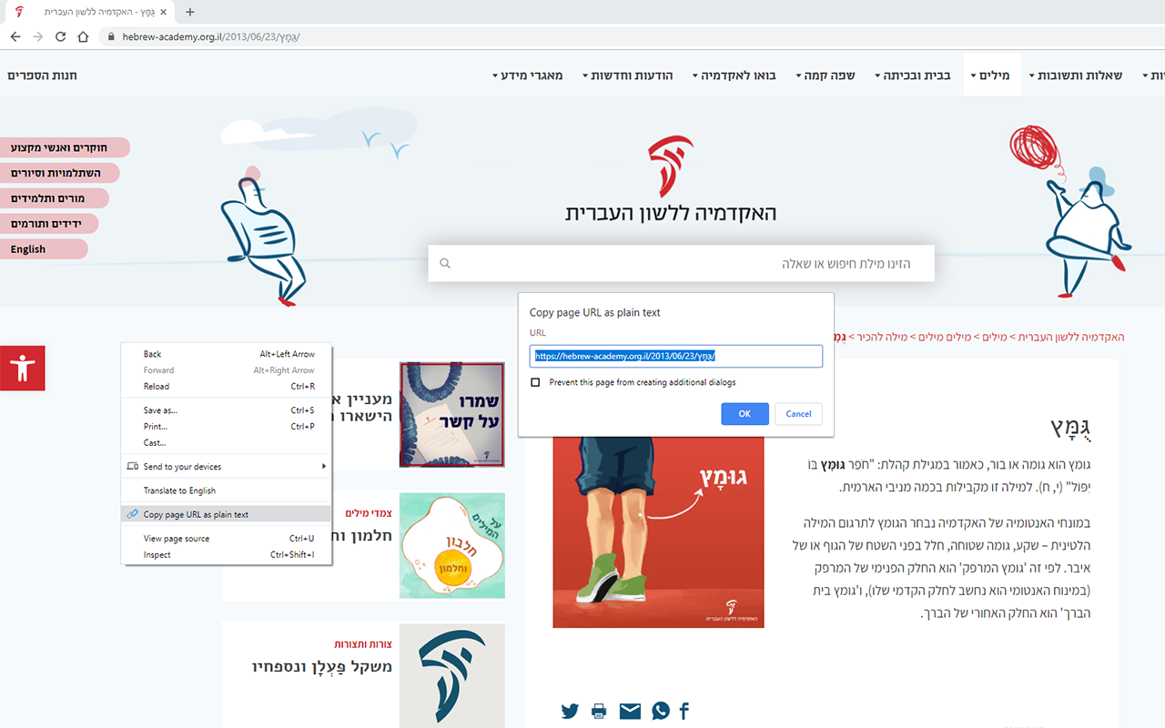 Copy page URL as plain text截图1