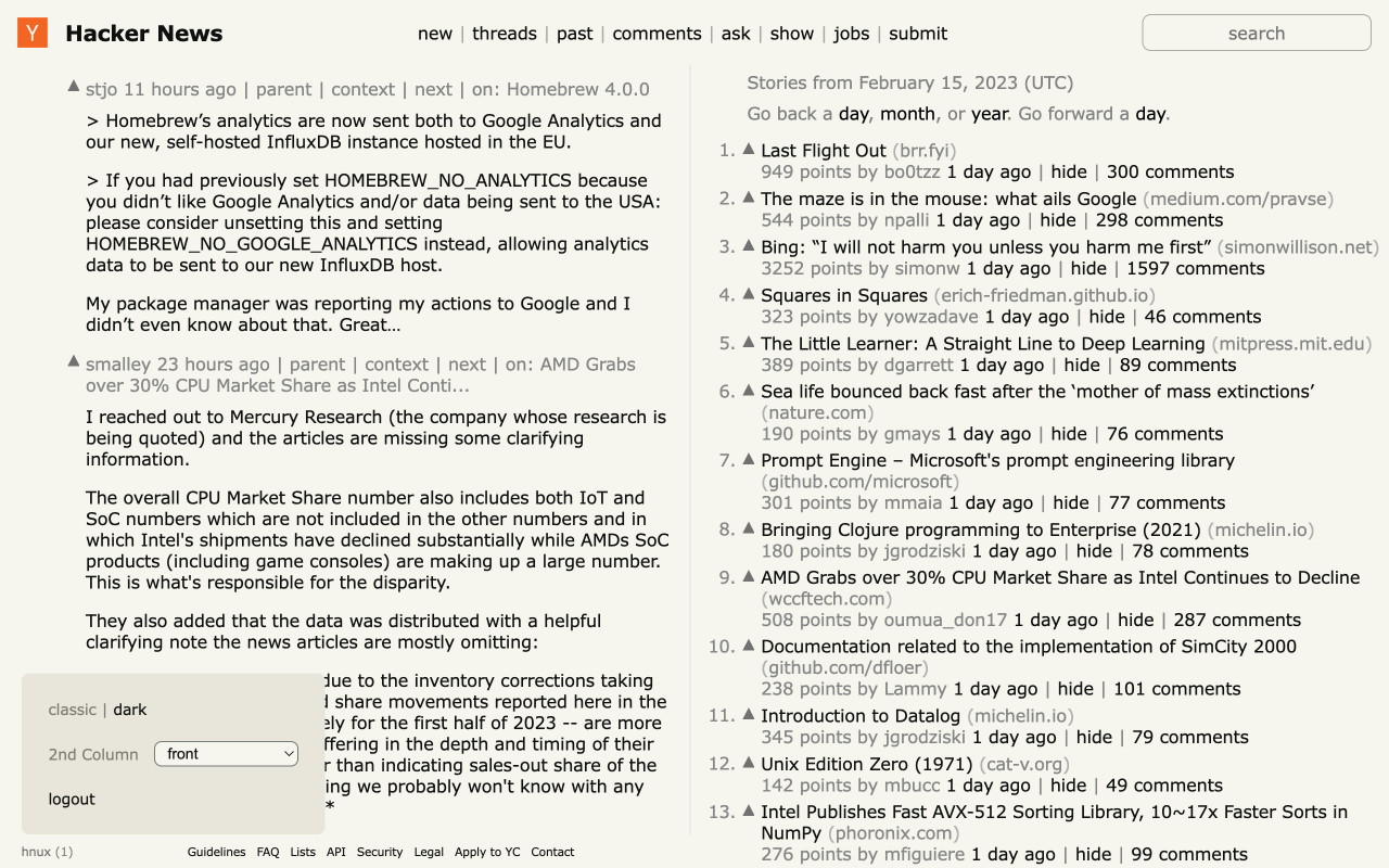 Hacker News UX截图5