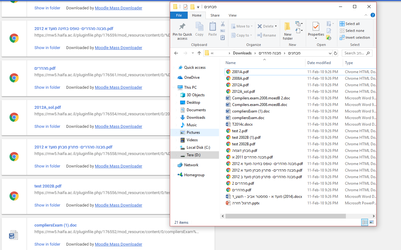 Moodle Mass Downloader截图4
