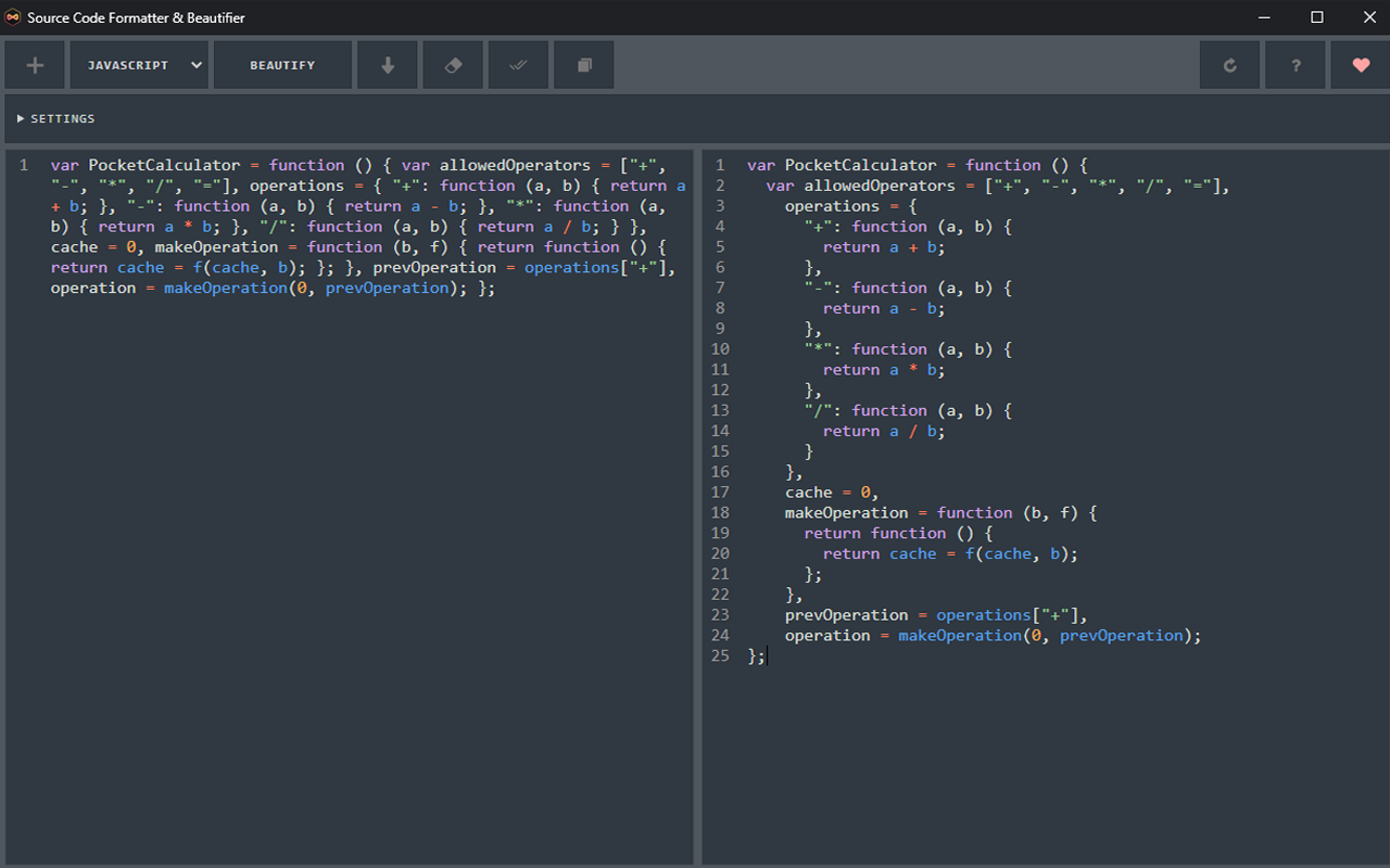 Source Code Formatter & Beautifier截图1
