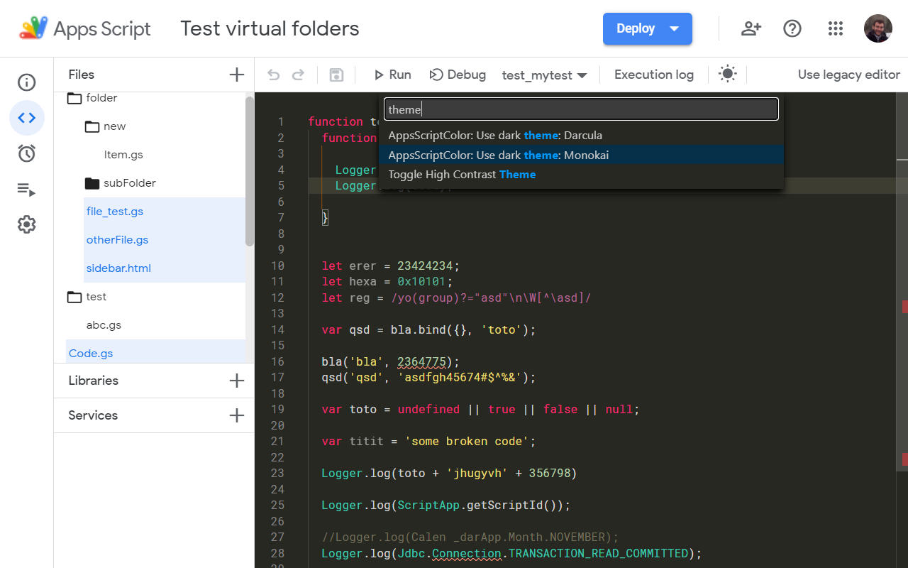 AppsScript Color截图1