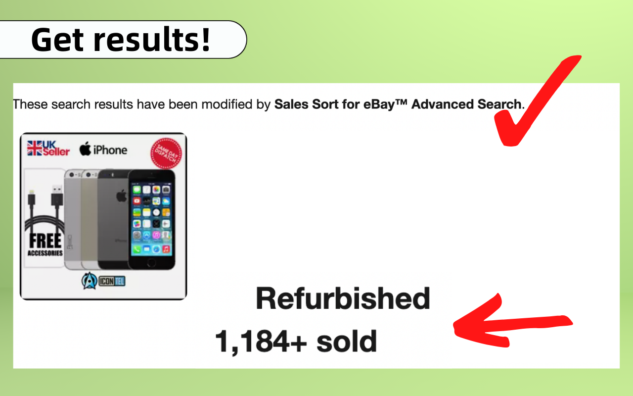 Sales Sort for eBay™ Advanced Search截图1
