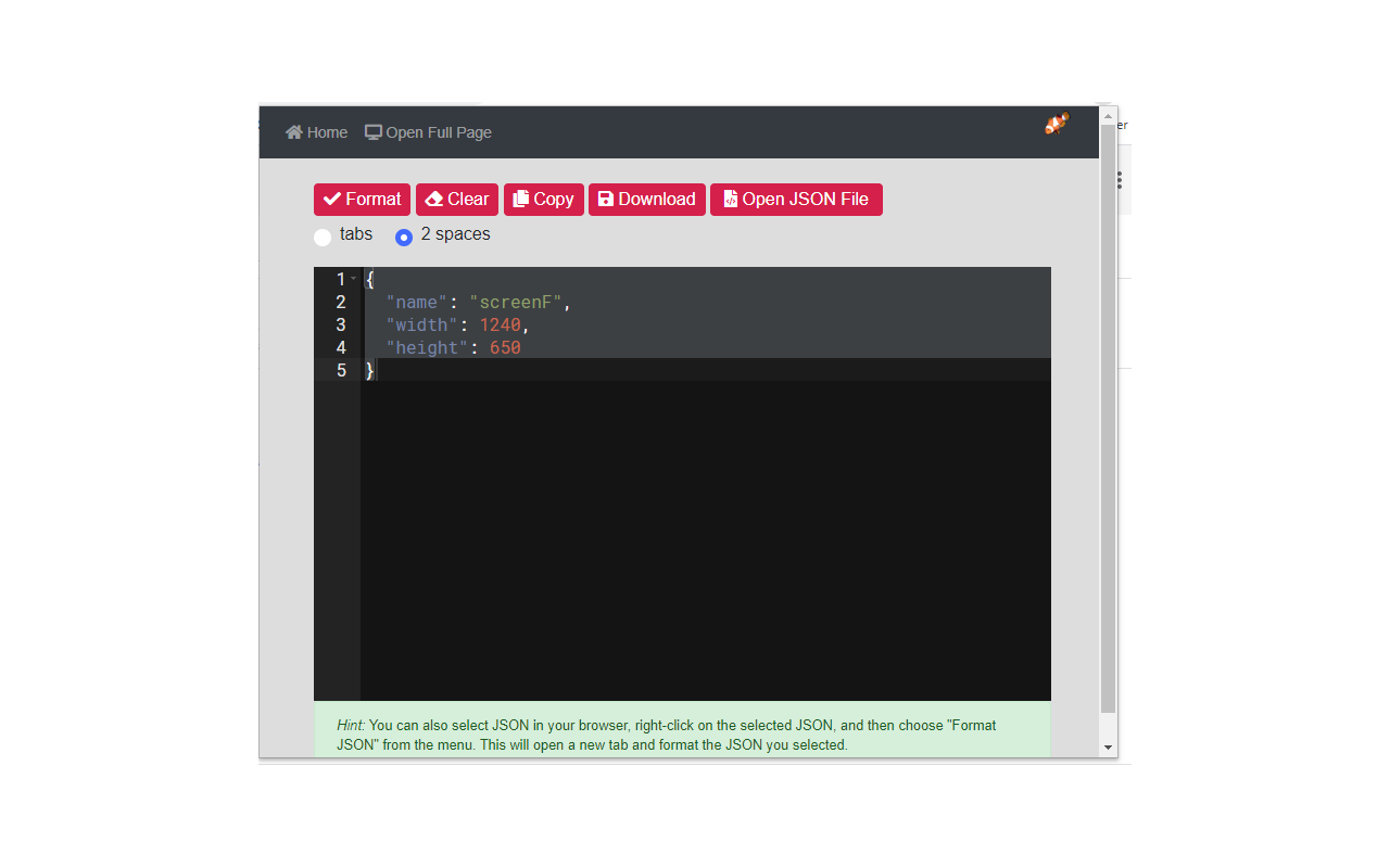JSON Formatter截图1