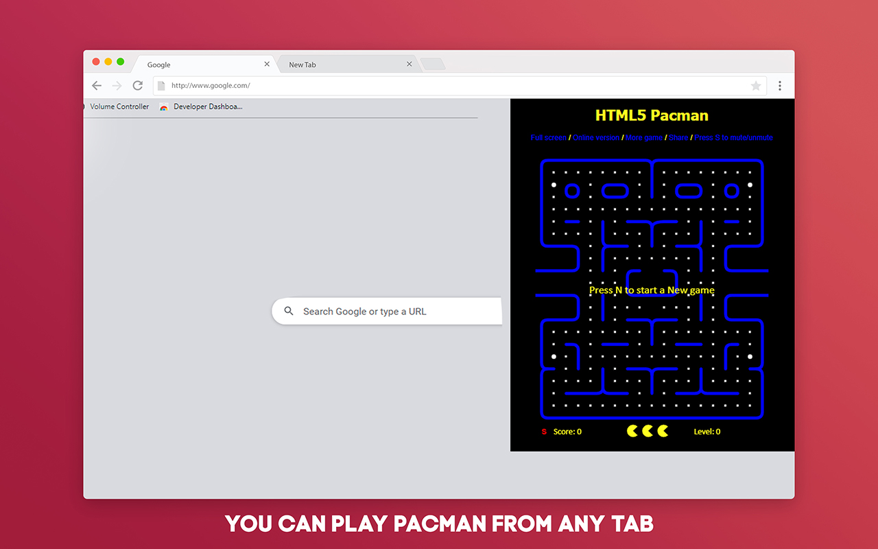 Pacman Game Offline for Google Chrome截图1