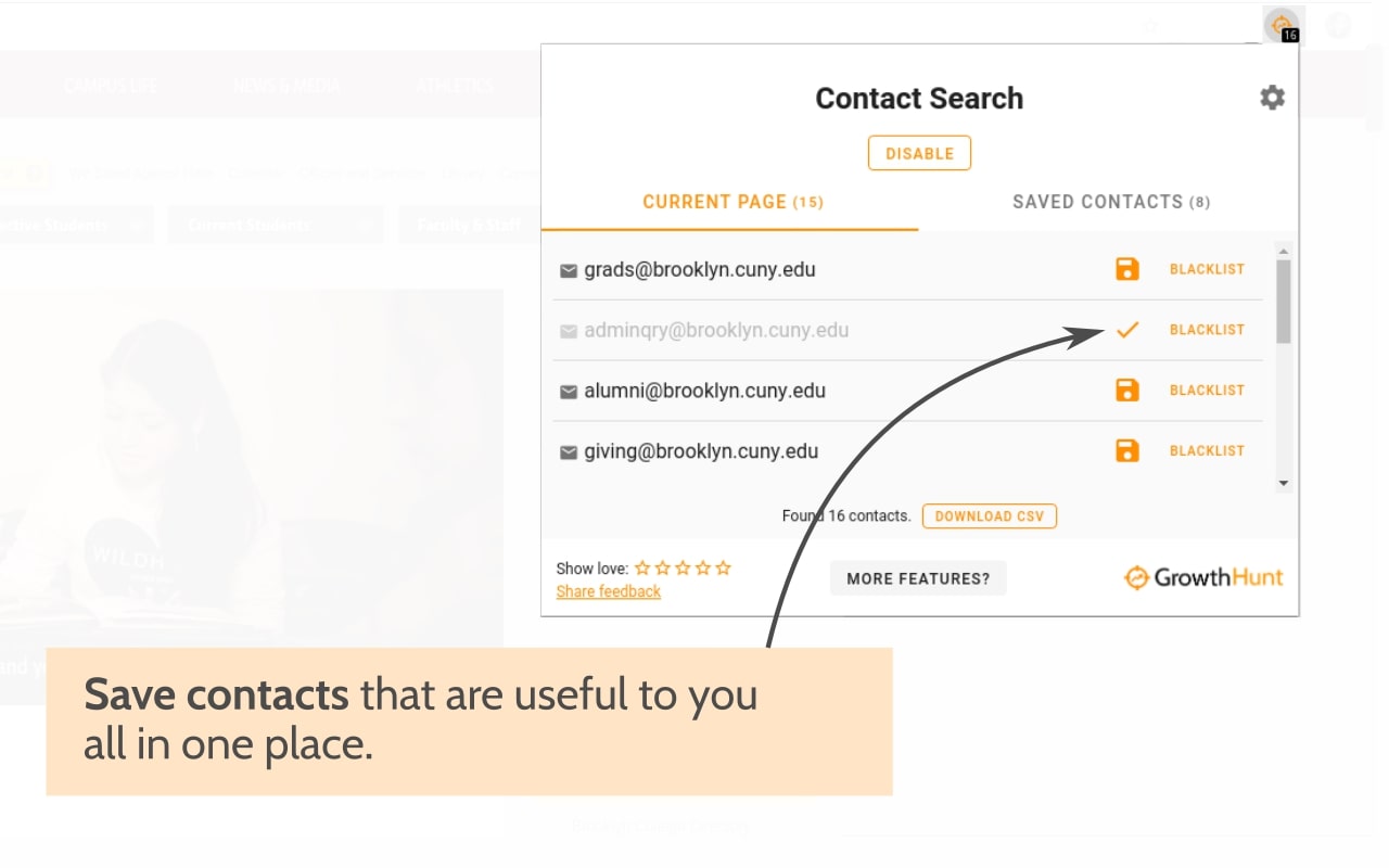 Free Email And Social Extractor - Growth Hunt截图4