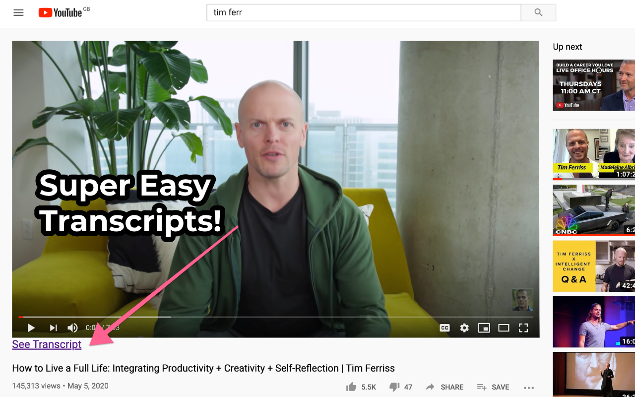 Transcribe YouTube Videos - YTScribe截图3