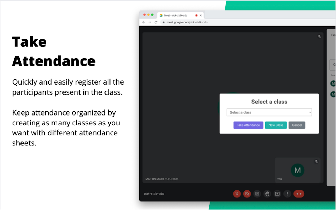 Mr Meet - Take Attendance in Google Meet截图4