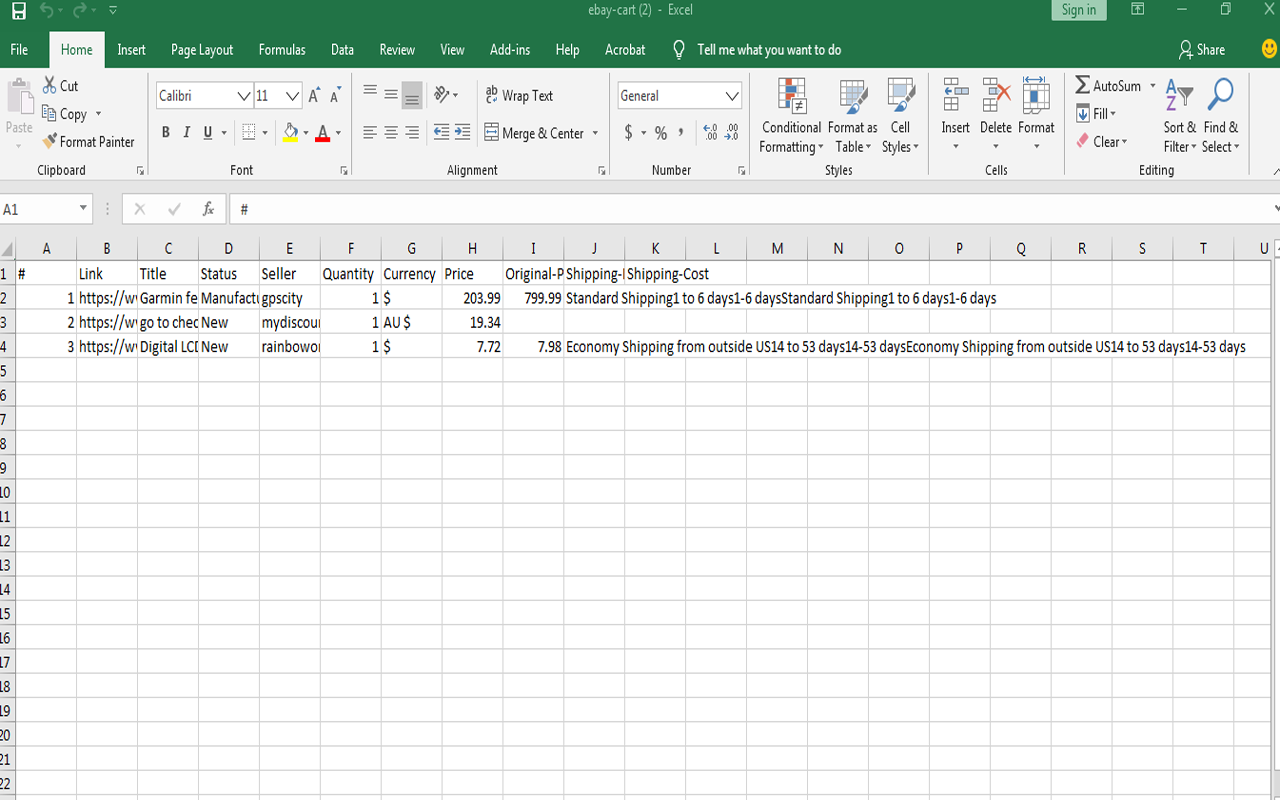 Ebay Cart Exporter截图1