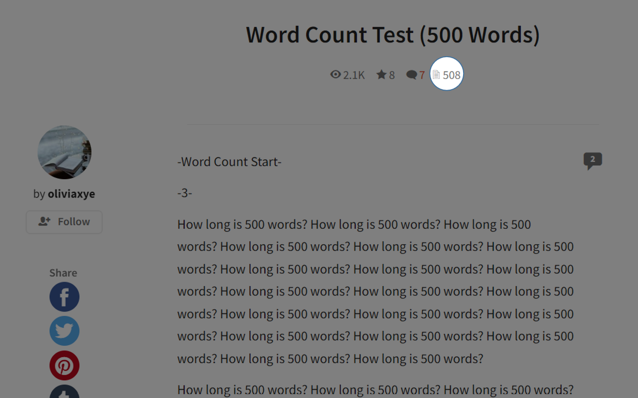 Wattpad Word Count截图2