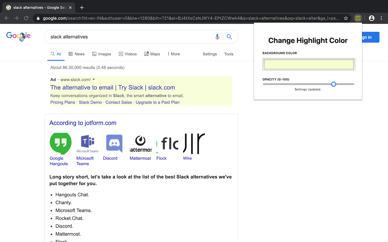 Google Search Ads Highlighter截图2