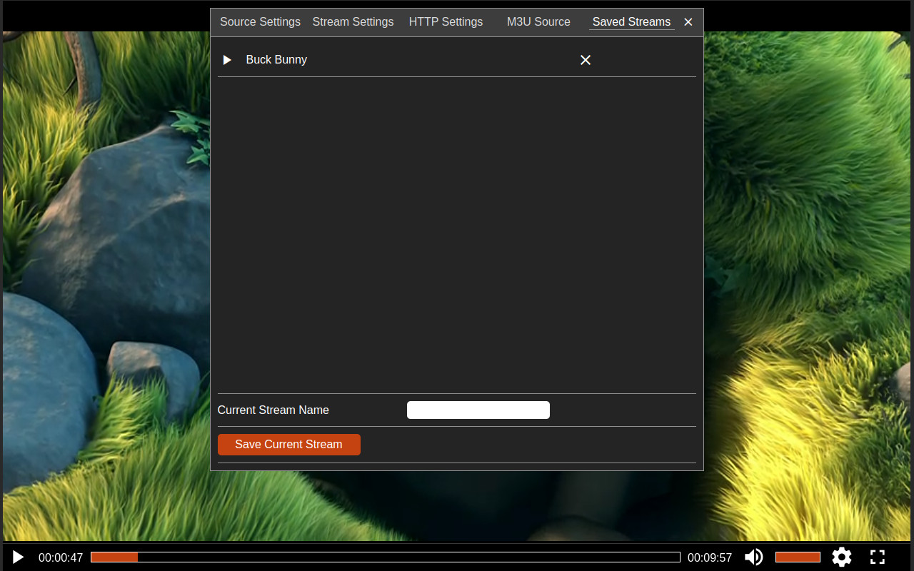 Native MPEG-Dash + HLS Playback截图1