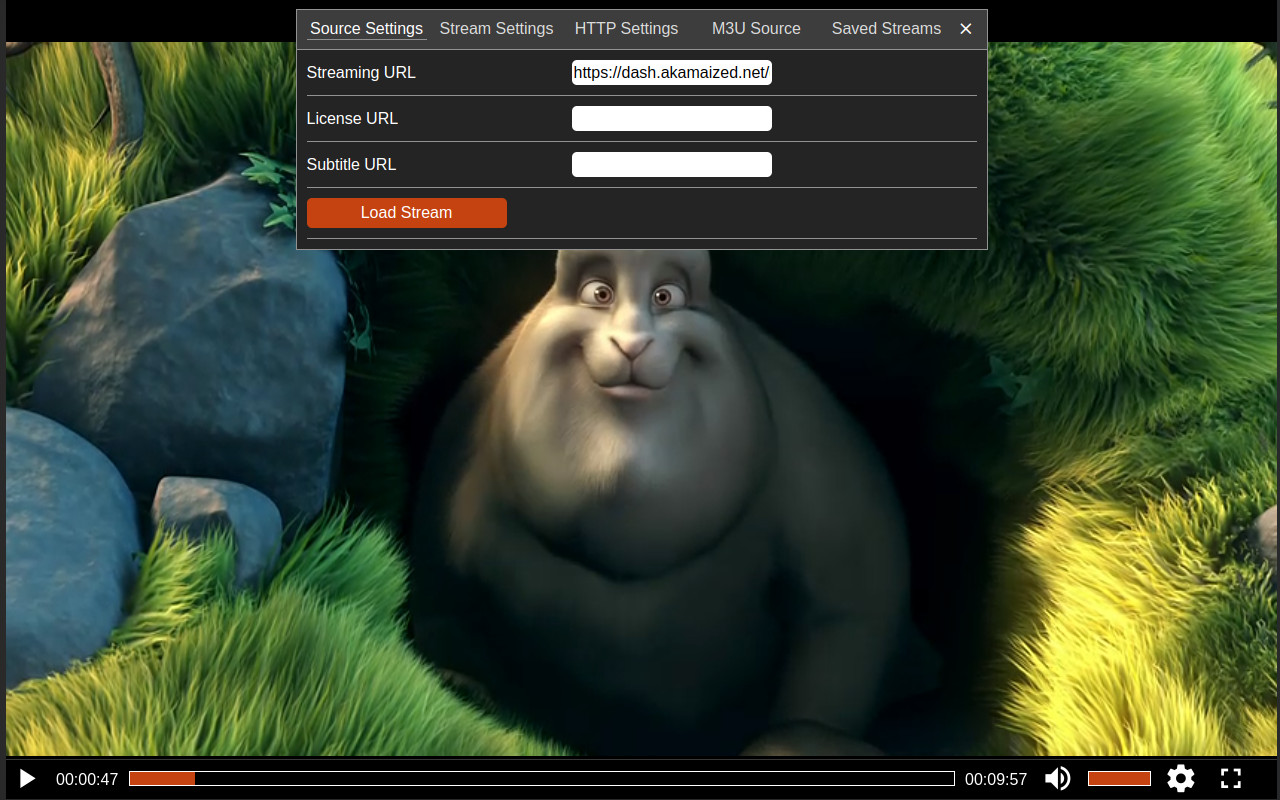 Native MPEG-Dash + HLS Playback截图3