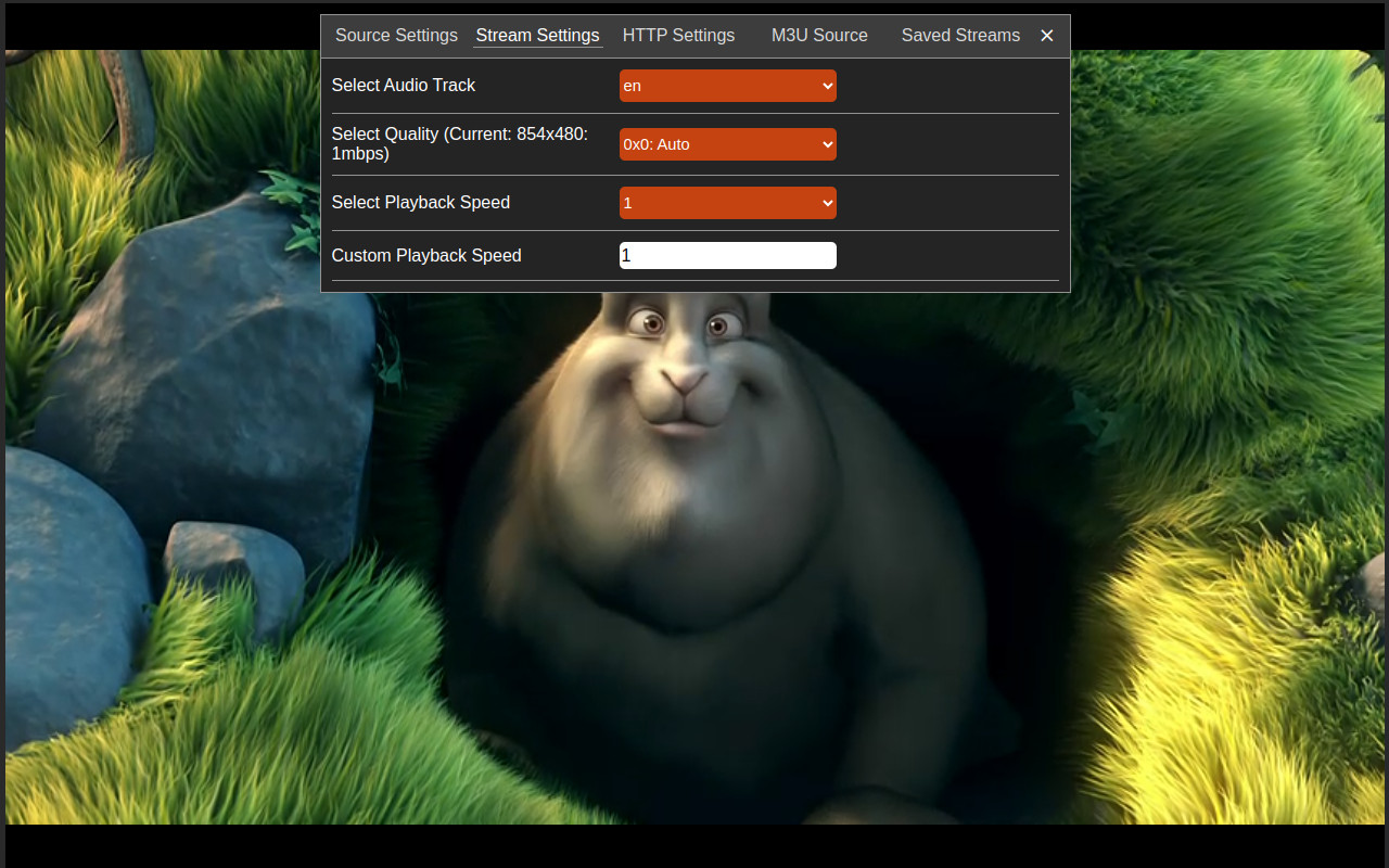 Native MPEG-Dash + HLS Playback截图4