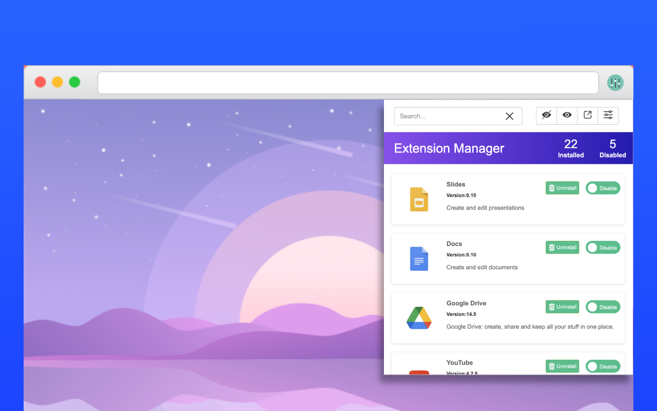 Extension Manager截图2
