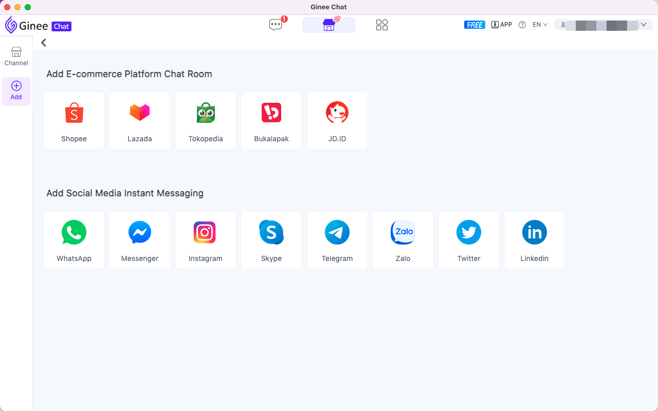 Ginee Chat - Multi Messenger for all Channels截图1