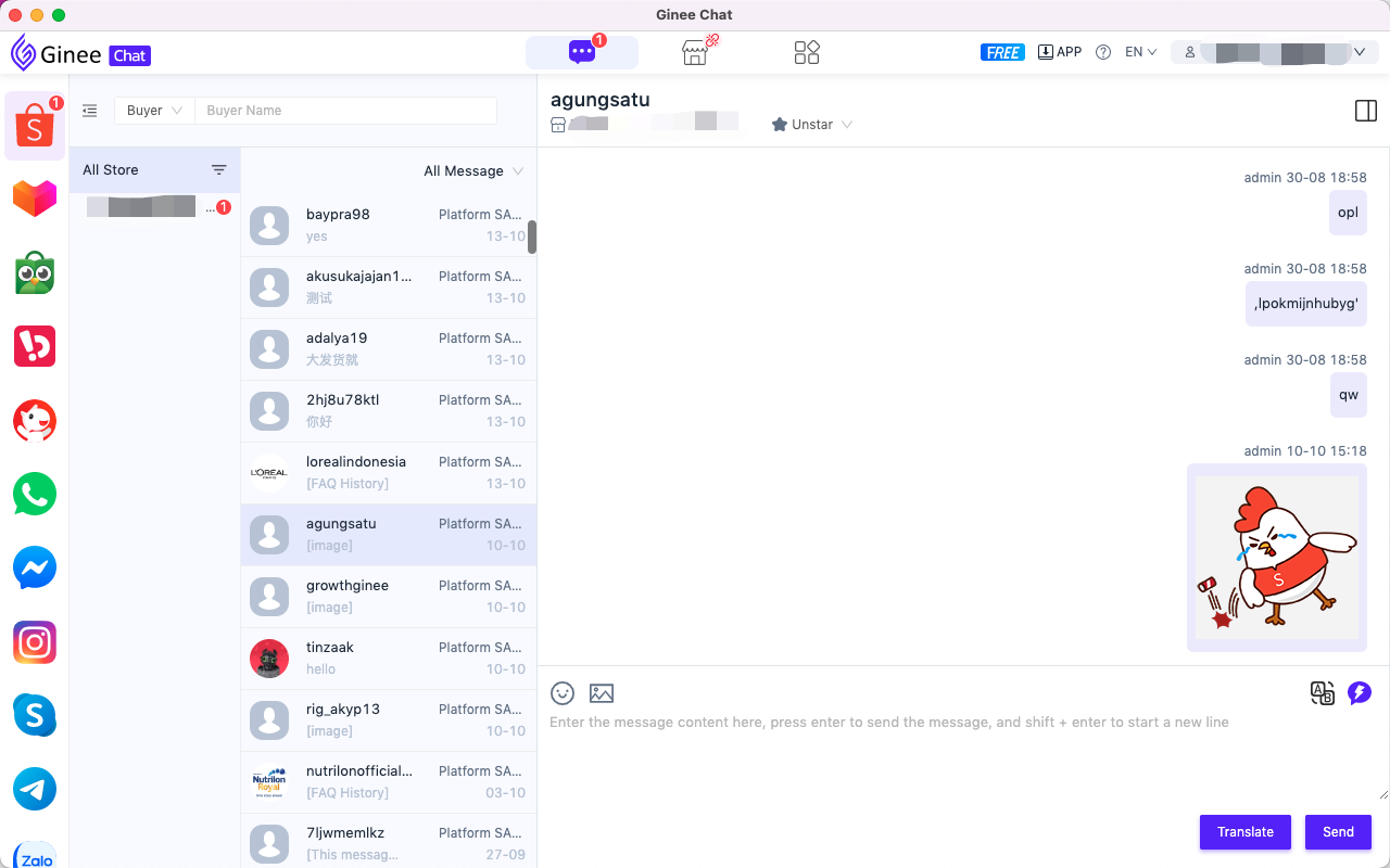 Ginee Chat - Multi Messenger for all Channels截图4