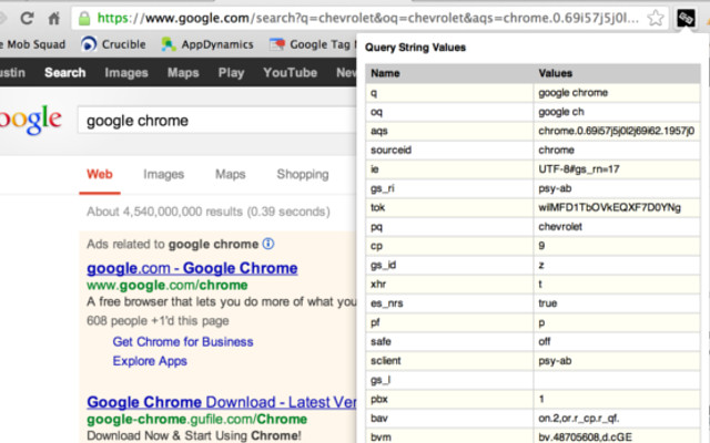 Query String Values截图1