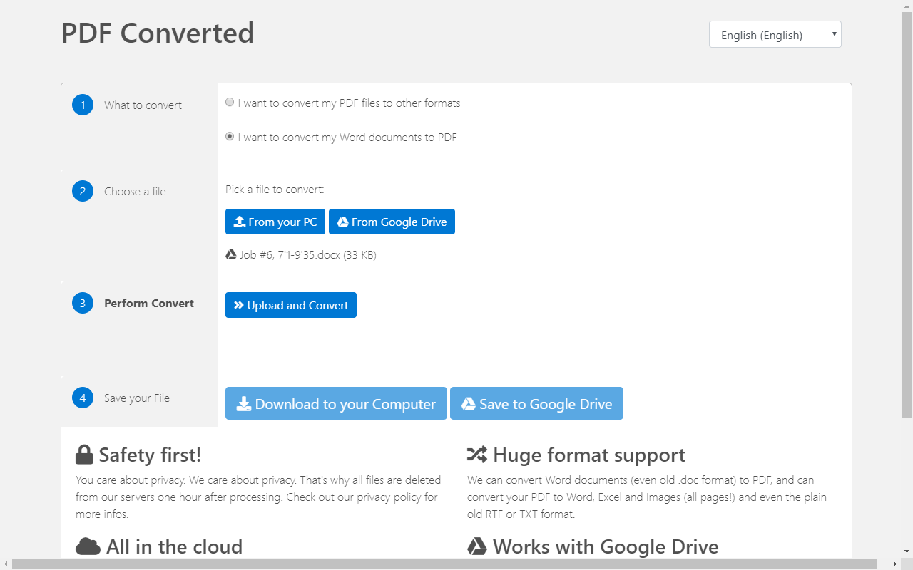 PDF Converted - Convert Documents截图2