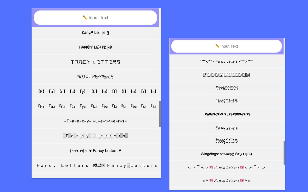 Fancy Letters Generator截图1