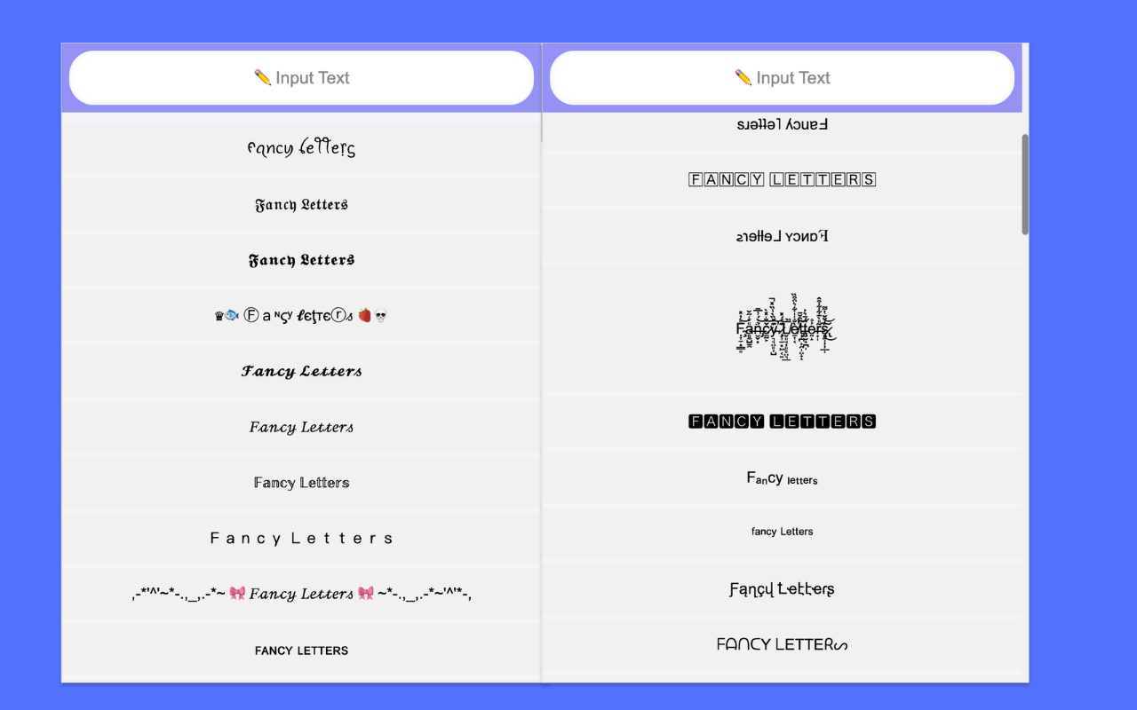 Fancy Letters Generator截图3