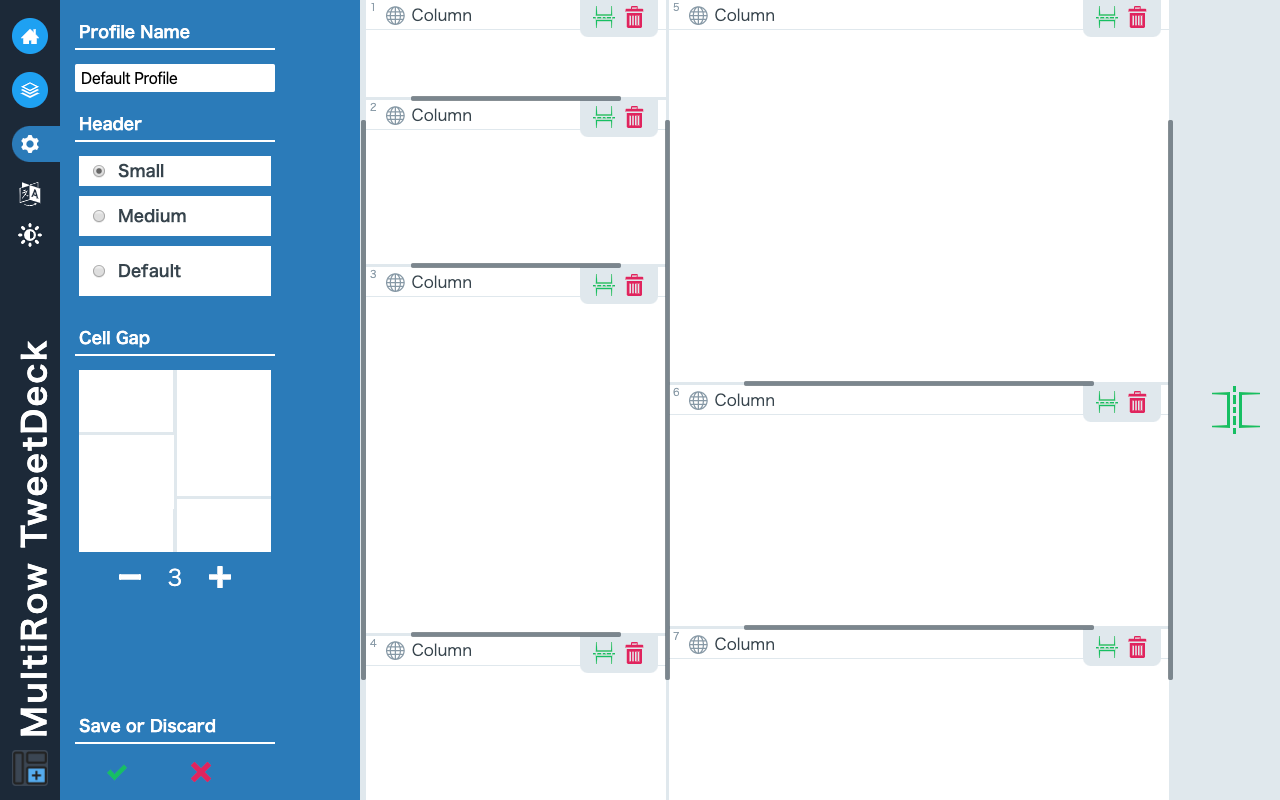 MultiRow TweetDeck截图2