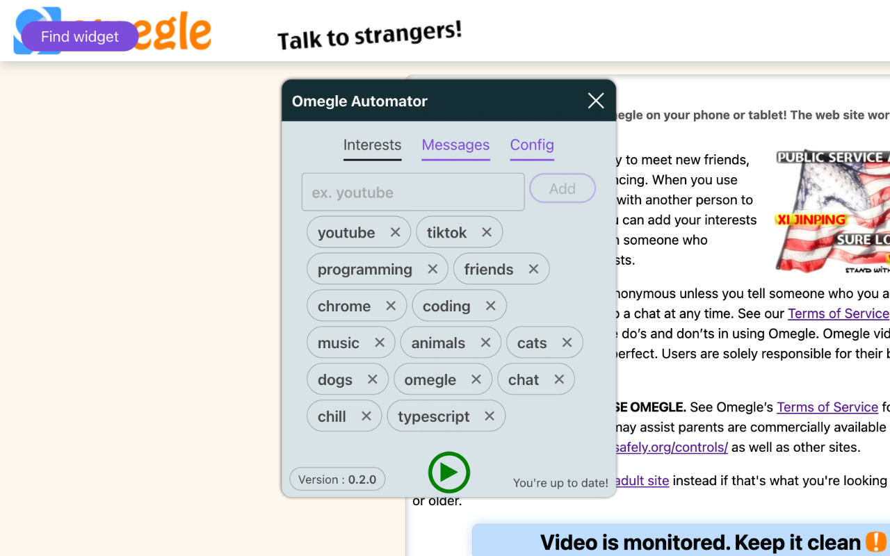Omegle Automator截图3