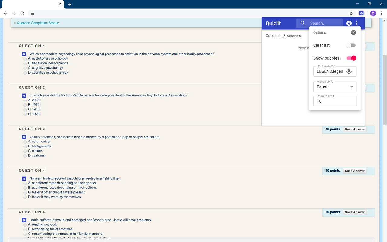 Quizwiz - Ace Your HW & Exams, Now With AI截图2