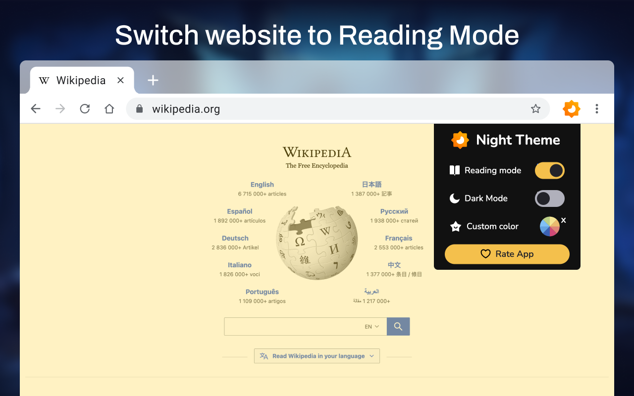 Classic Dark Theme for Web截图2